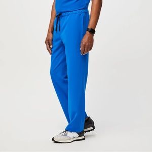 New size large royal blue mens figs classic scrub pants pisco basic